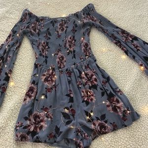 Kendal & Kylie floral off the shoulder romper